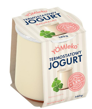 Jogurt BIO Naturalny 3,8% tłuszczu (YOMleko)