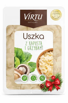 Uszka z kapustą i grzybami 400 g Virtu
