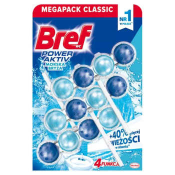 Bref Power Aktiv Ocean – Kostka to WC (3×50 g) z koszyczkiem – Henkel