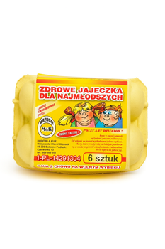 Świeże jaja z chowu na wolnym wybiegu dla najmłodszych