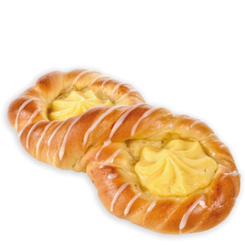 Drożdżówka Ósemka z Budyniem