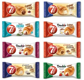 Rogalik Ciastko 7days Kakao Wanilia Orzech 185 g 110 g 150 g 60 g