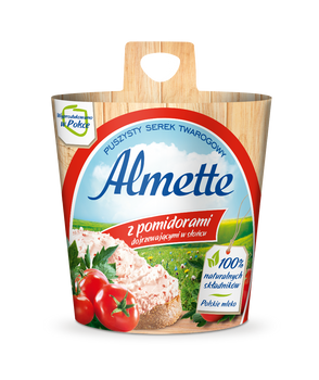 Serek Almette z pomidorami