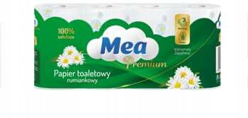 Papier toaletowy MEA Premium Rumiankowy 3-warstwowy 8 rolek