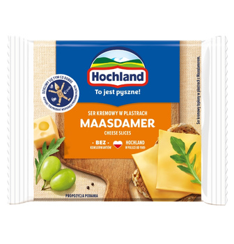 Hochland Ser Kremowy plastry 130g różne smaki