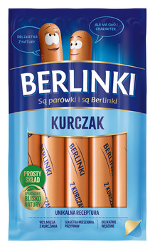 Berlinki Parówki z Kurczaka 250 g