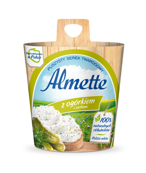 Serek Almette z ogórkiem i ziołami