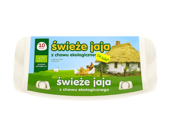 Świeże jaja z chowu ekologicznego