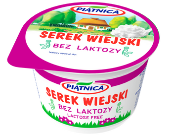 Piątnica Serek Wiejski bez laktozy