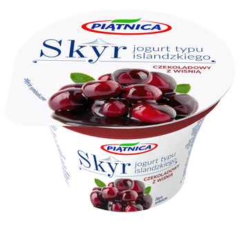 Piątnica Skyr Jogurt typu islandzkiego czekolada z wiśnią 150 g