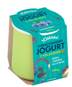 Jogurt z Kolagenem Jagodowy (YOMleko)