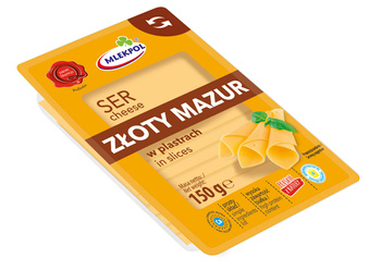 Mlekpol Ser Złoty Mazur plastry 150 g i 400 g