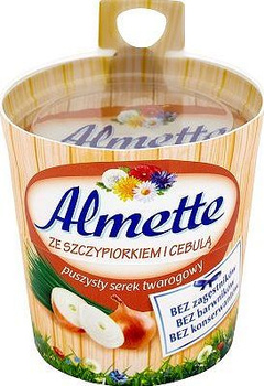 Serek Almette ze szczypiorkiem i cebulą
