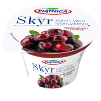 Piątnica Skyr Jogurt typu islandzkiego czekolada z wiśnią 150 g
