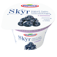 Piątnica Skyr Jogurt typu islandzkiego z jagodami 150 g