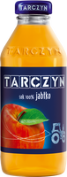 Tarczyn Sok 100% – 300 ml butelka szklana, w trzech smakach: Jabłkowy, Pomidorowy, Pomidorowy Pikantny