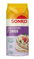 Sonko wafle ryżowe 7 ziaren 130g.