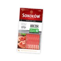 Sokołów Boczek Surowy Wędzony – plastry 100 g