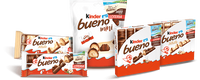 Kinder Bueno 43 g 107,5  Mini 108 g White  39 g White 97,5 g