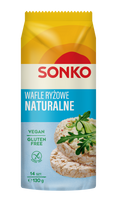 Sonko wafle ryżowe naturalne 130g.