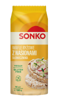 Sonko Wafle Ryżowe z Nasionami Słonecznika 130 g