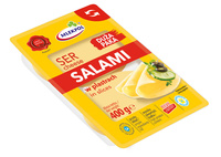 Mlekpol Ser salami plastry 150 g i 400 g