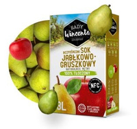 Sady Wincenta Sok Jabłkowo-Gruszkowy 100% – 3 L,